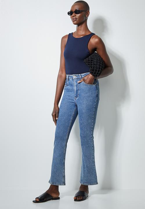 Superbalist - 2 pack cutaway bodysuit - white & navy