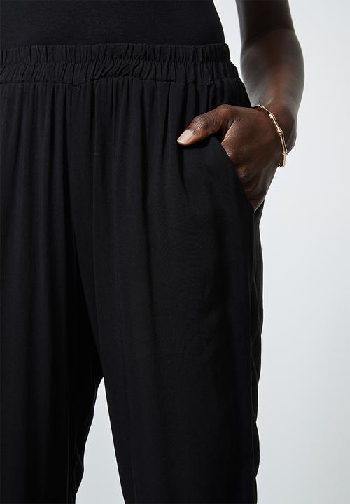 Superbalist - Easy pull on pants - black