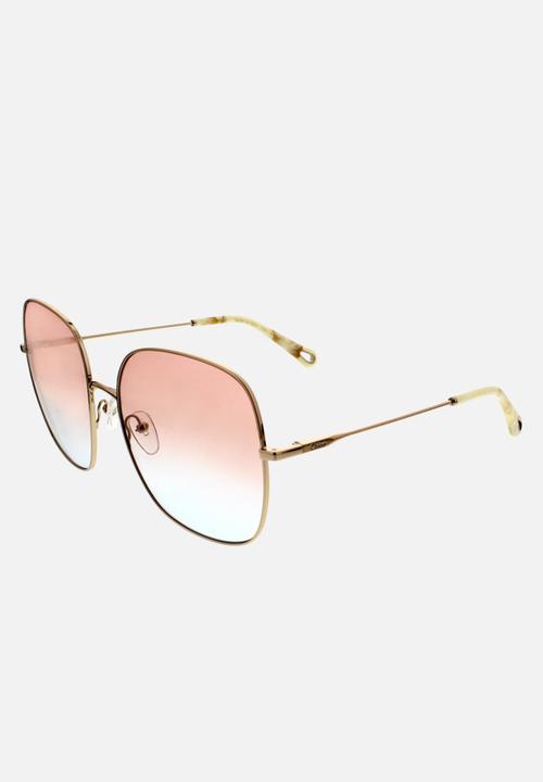 Chloe - Chloe square sunglasses - rose gold & gradient rose azure