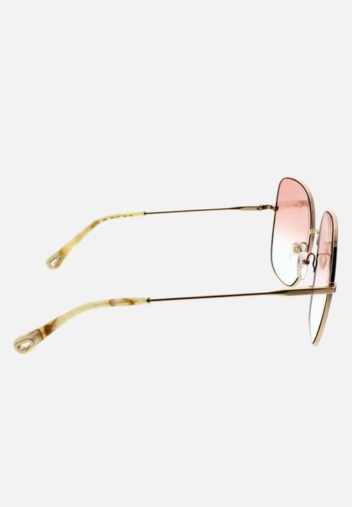 Chloe - Chloe square sunglasses - rose gold & gradient rose azure