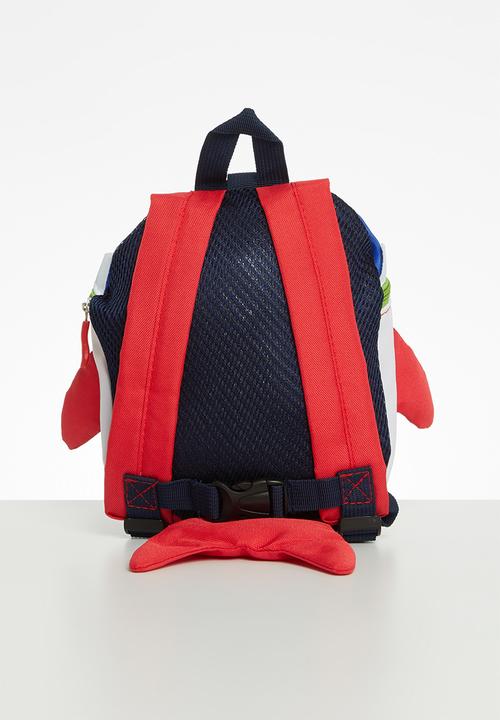 Pop Candy - Boys shark backpack - red