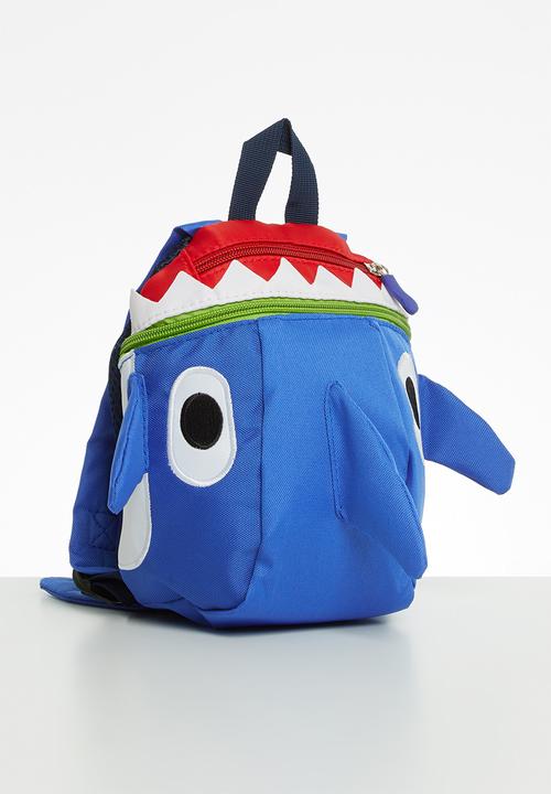 Pop Candy - Boys shark backpack - blue