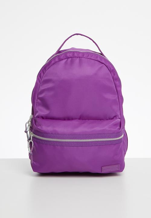 purple converse backpack