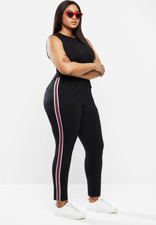 Carmakoma - Goldtrash panel pants - black