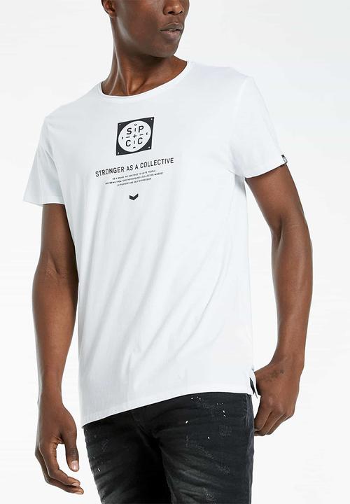 S.P.C.C - Eldon fashion fashion fit t-shirt - white
