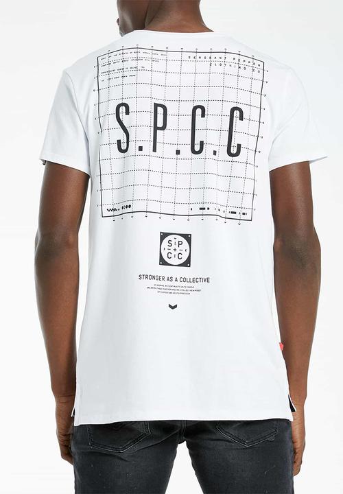 S.P.C.C - Eldon fashion fashion fit t-shirt - white