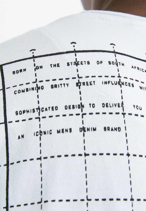 S.P.C.C - Eldon fashion fashion fit t-shirt - white