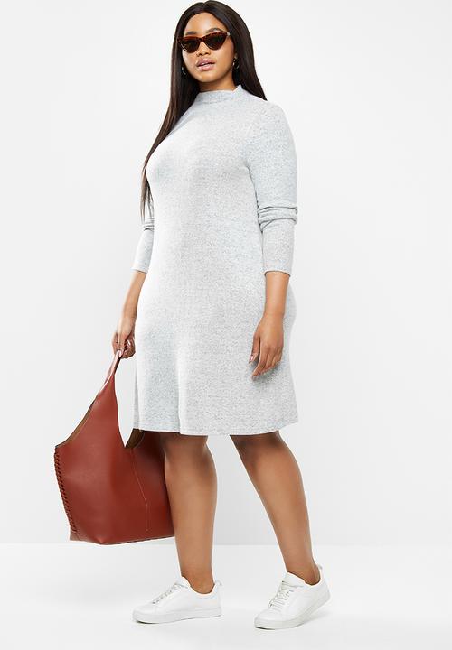 Carmakoma - India long sleeve dress - grey melange