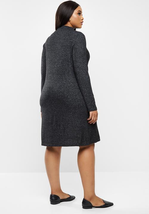 Carmakoma - India long sleeve dress - dark grey