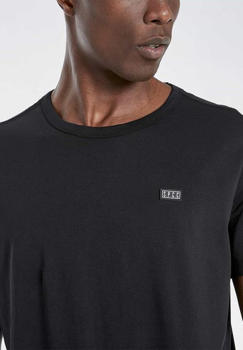 S.P.C.C - Hartt signature stepped hem T-shirt - black