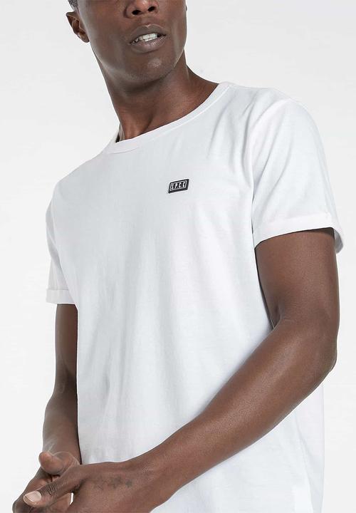S.P.C.C - Hartt signature stepped hem T-shirt - white