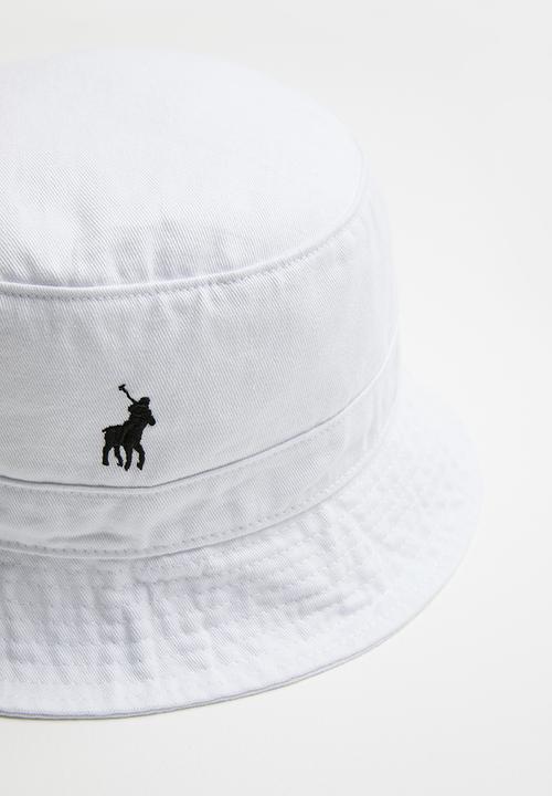 POLO - Sydney twill bucket hat  - white