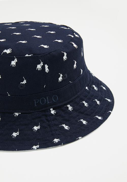 POLO - Mens grant mono reversible bucket - white & navy