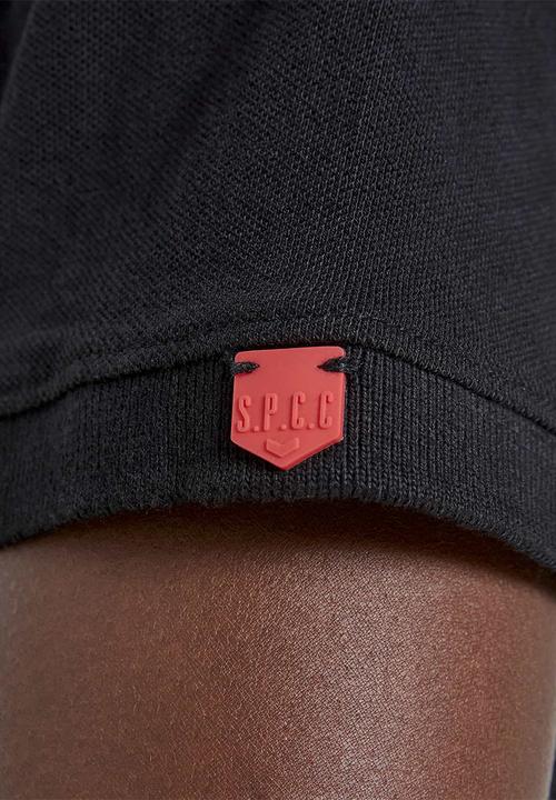S.P.C.C - Camara signature slim polo - black