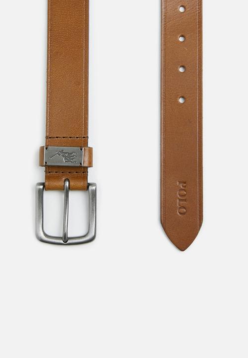 POLO - Jacob leather belt 1 - tan