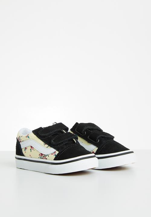 Vans - Td old skool v - (ditsy floral) classic white & true white