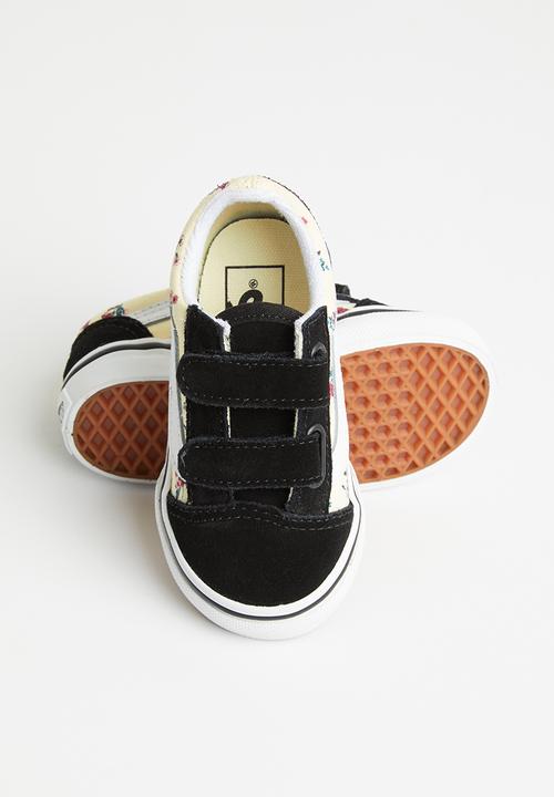 Vans - Td old skool v - (ditsy floral) classic white & true white