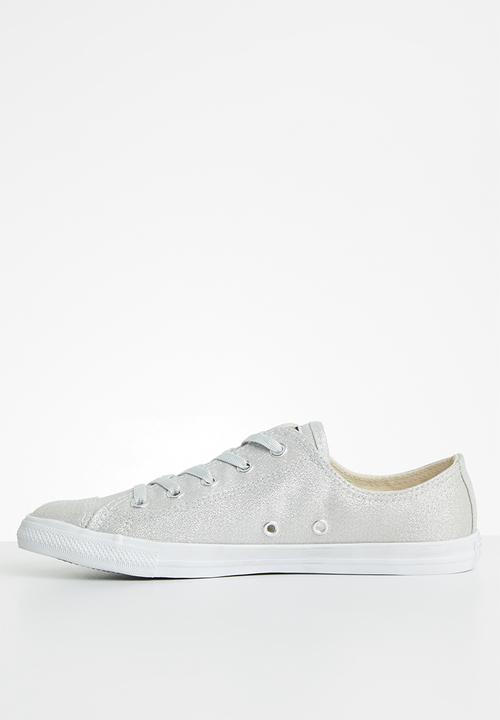 Converse - CTAS Dainty precious metals - silver & white