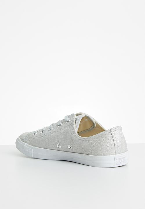 Converse - CTAS Dainty precious metals - silver & white