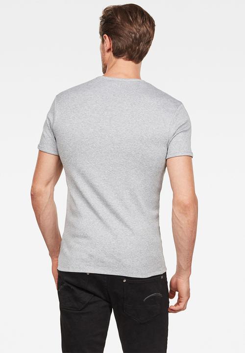 G-STAR - Base v-neck tee 2-pack - grey