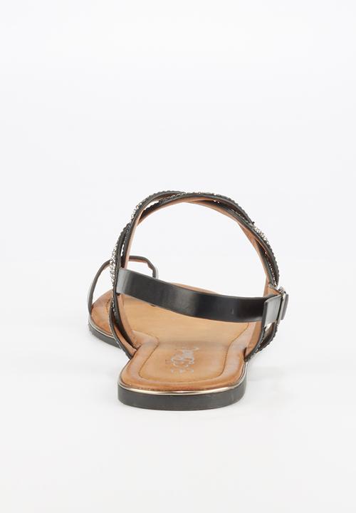 Miss Black - Lait sandal - black