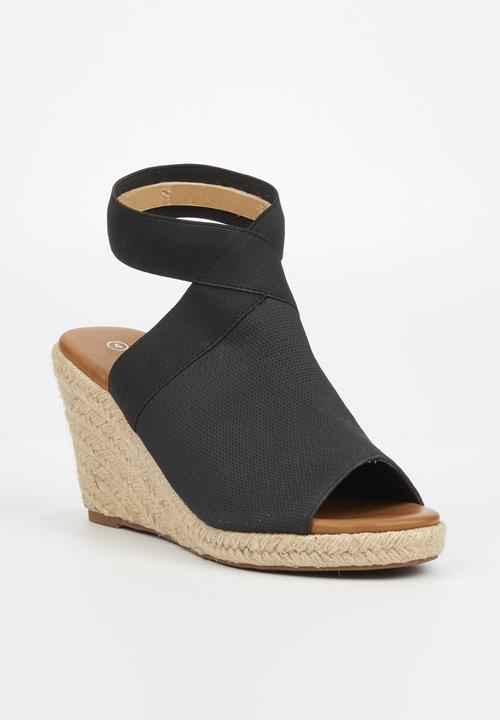 Butterfly Feet - Drayco wedge - black