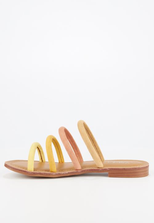 Miss Black - Sicily sandal - yellow