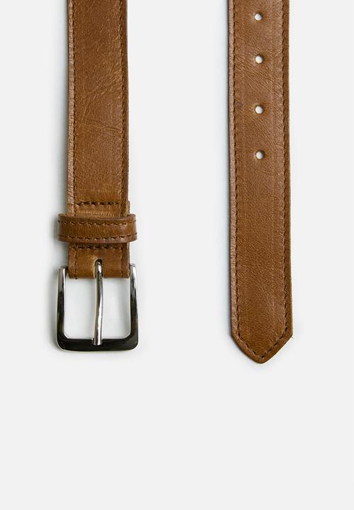 Superbalist - Ashton classic leather belt - tan