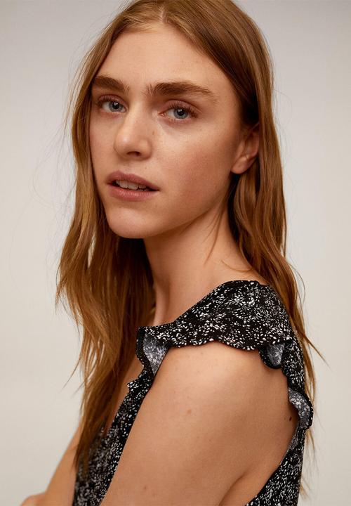 MANGO - Dress gala - black