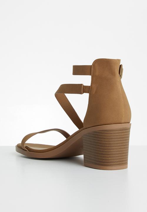 Cotton On - Harmony stack heel - tan