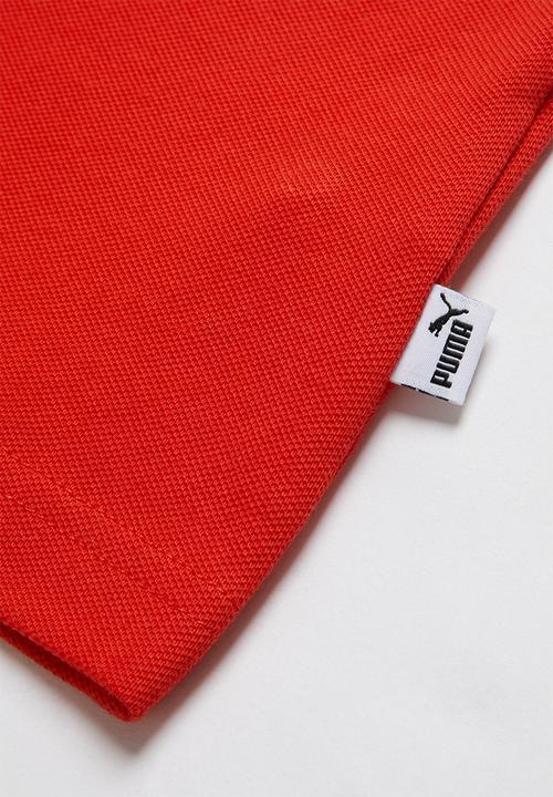 PUMA - Pique polo short sleeve tee - red