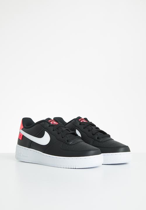 Nike - Nike air force 1 - black & white flash crimson
