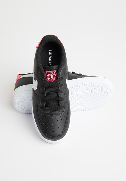 Nike - Nike air force 1 - black & white flash crimson
