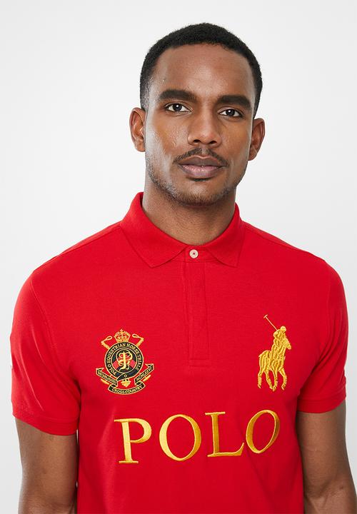 POLO - Prs logo mania golfer - red