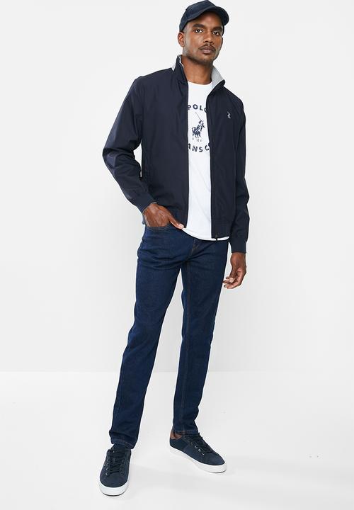 POLO - Aria cotton harrington jacket - navy
