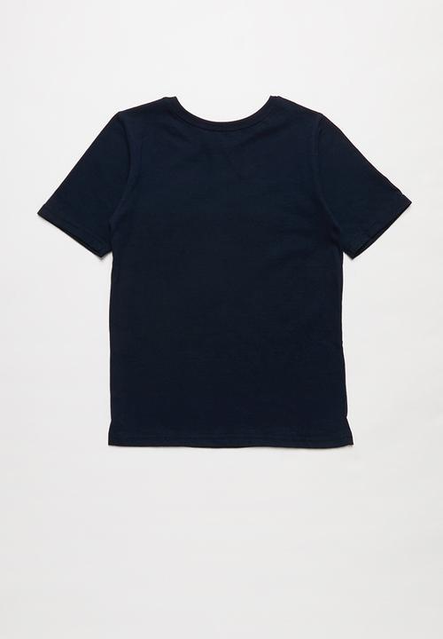 Pop Candy - Girls printed short sleeve tee - navy