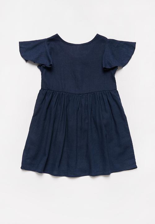Cotton On - Vanessa short sleeve dress - navy 