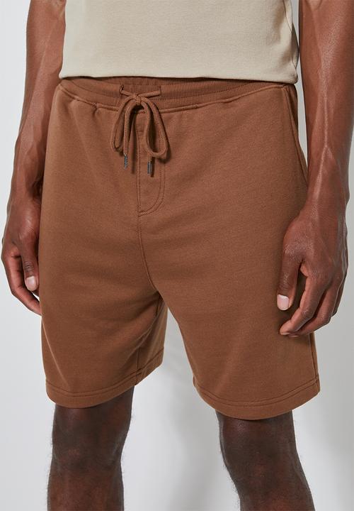 Superbalist - Sunday sweatshorts - rust 