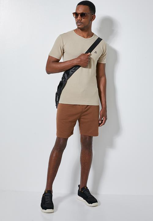 Superbalist - Sunday sweatshorts - rust 