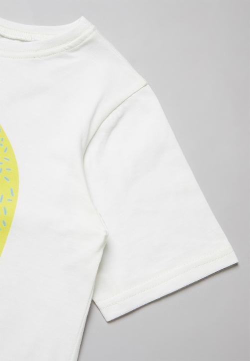 Pop Candy - Printed short sleeve tee - milk