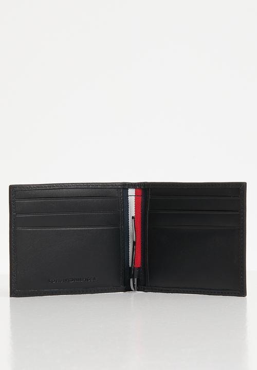 Tommy Hilfiger - Corp plaque mini money clip - black