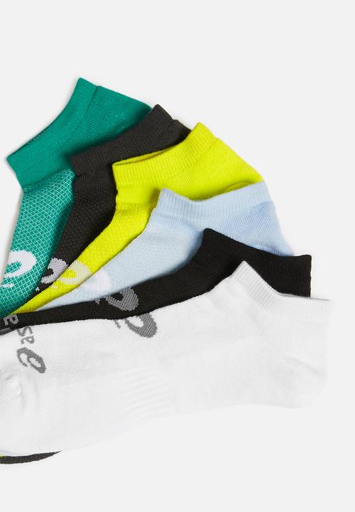 ASICS - 6 Pack invisible socks - multi