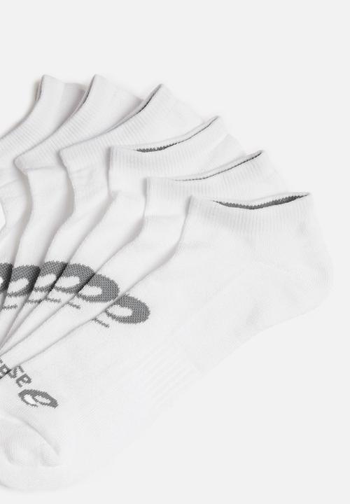 ASICS - 6 Pack invisible socks - white