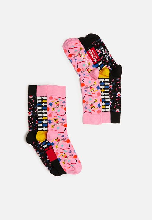 Happy Socks - 3 Pack pink panther socks - multi