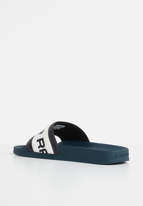 G-STAR - Cart slide iii - navy & white 