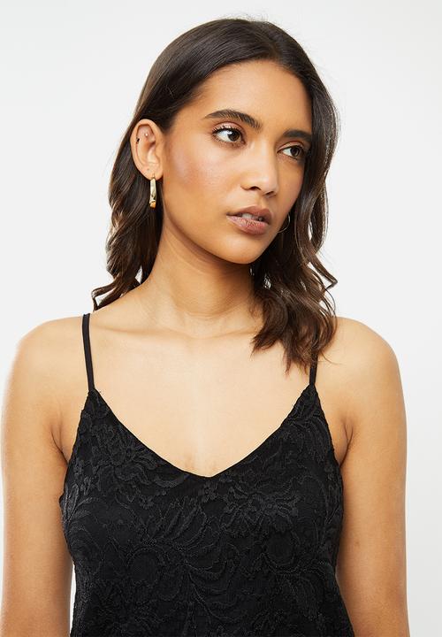 ONLY - Alba short sleeve top - black