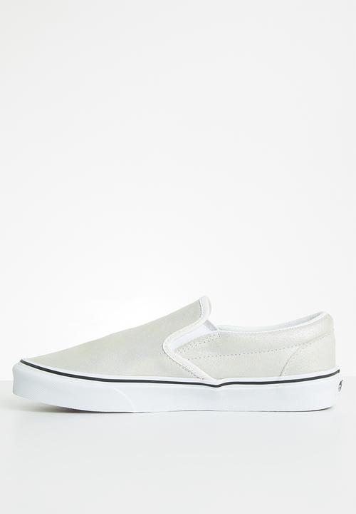 Vans - Ua Classic slip-on - (prism suede) metallic & blanc de blanc