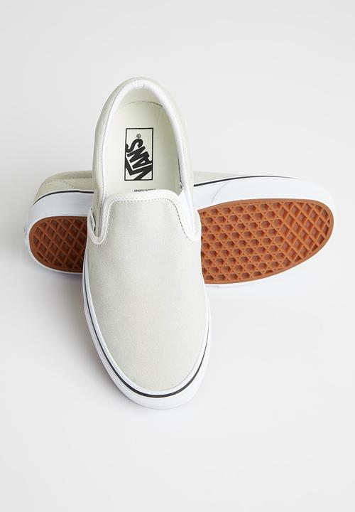 Vans - Ua Classic slip-on - (prism suede) metallic & blanc de blanc