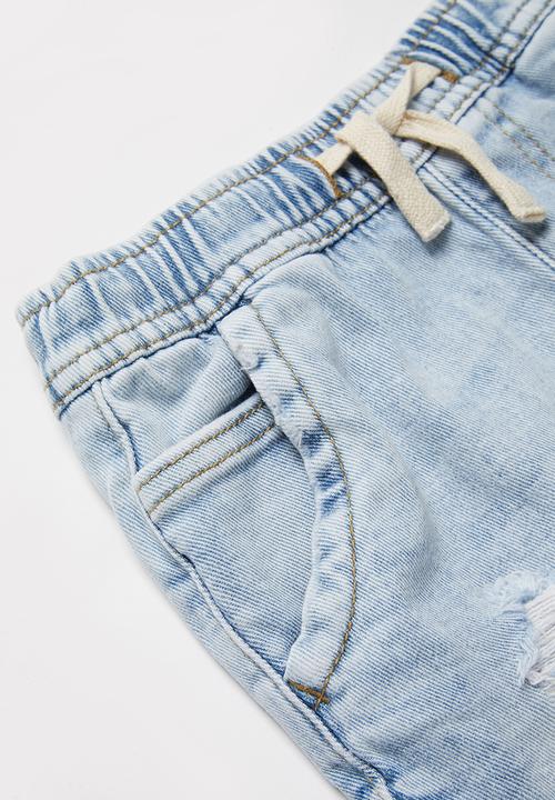 Cotton On - Street slouch short - light blue 