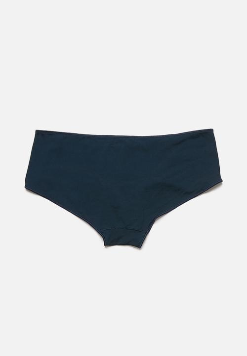 Jockey - Npl knicker 3pk - 2pln/1 iht - midnight navy & pink berry